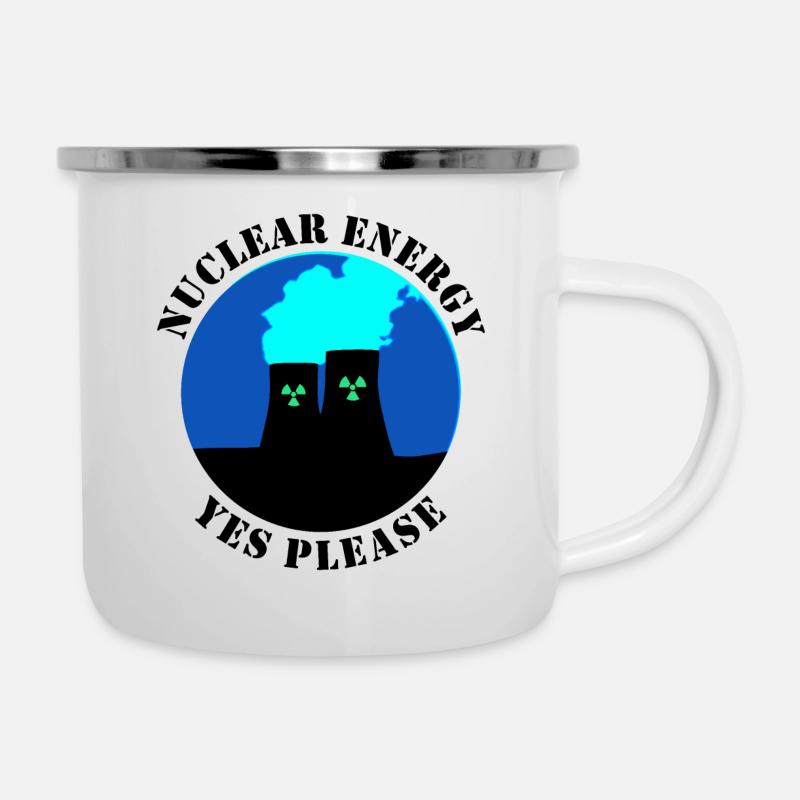 Nuclear Energy Yes Please - Camper Mug - white