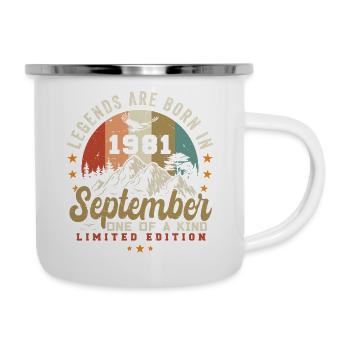 September 1981, born in 1981 - Camper Mug - white - Right