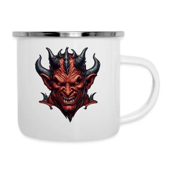 Devil / Hell / Horror / Devilish / Evil - Camper Mug - white - Right