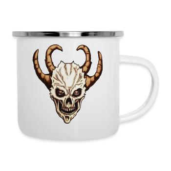 Demon Skull - Camper Mug - white - Right