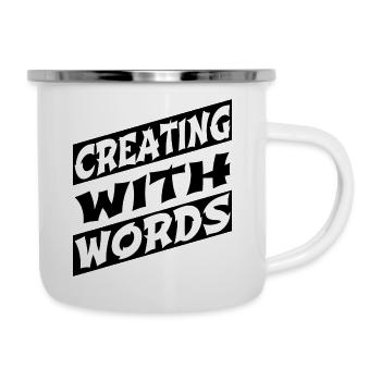 Amusant Créatif Inspiration Artistique Innovation - Tasse émaillée - blanc - Droite