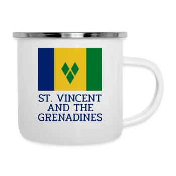 Saint Vincent - Kingstown - Caribbean - West Indies - Camper Mug - white - Right