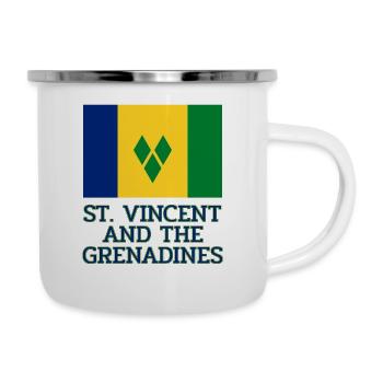 Saint Vincent - Kingstown - Caribbean - West Indies - Camper Mug - white - Right
