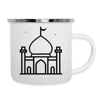 Moschee - Emaille-Tasse - Weiß - Rechts
