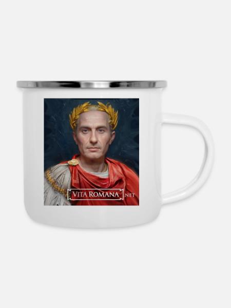caesar gaius julius - Emaille-Tasse - Weiß