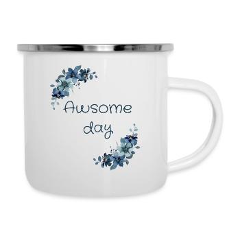 Superbe jour 3 - Tasse émaillée - blanc - Droite