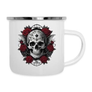Gothic Skull - Camper Mug - white - Right