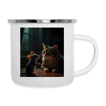 Didimaus69 - Emaille-Tasse - Weiß - Rechts