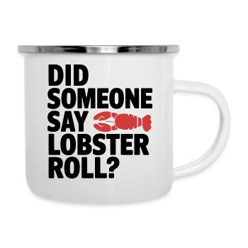 La nourriture rencontre le style - Tasse émaillée - blanc - Droite