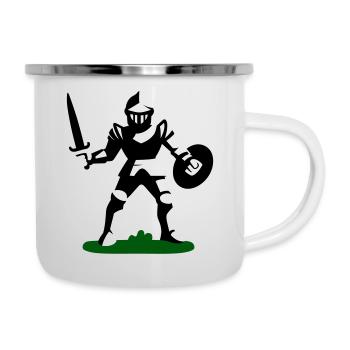 Ritter Spielzeug - Emaille-Tasse - Weiß - Rechts