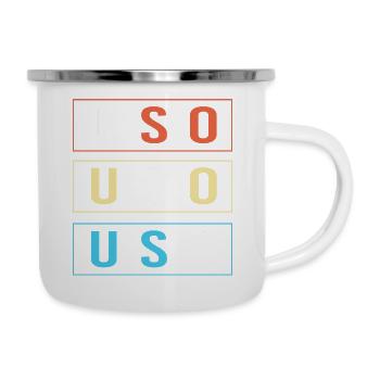Samoa - Emaille-Tasse - Weiß - Rechts