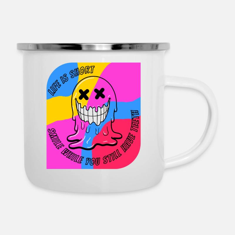 Life & Teeth.POP - Camper Mug - white