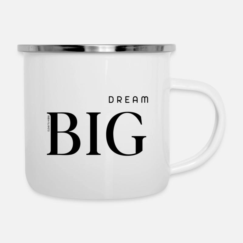 RÊVEZ GRAND⭐ - Tasse émaillée - blanc