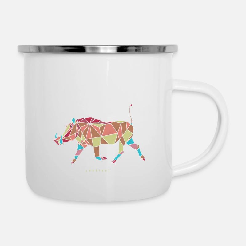 pumbaa - Tasse émaillée - blanc