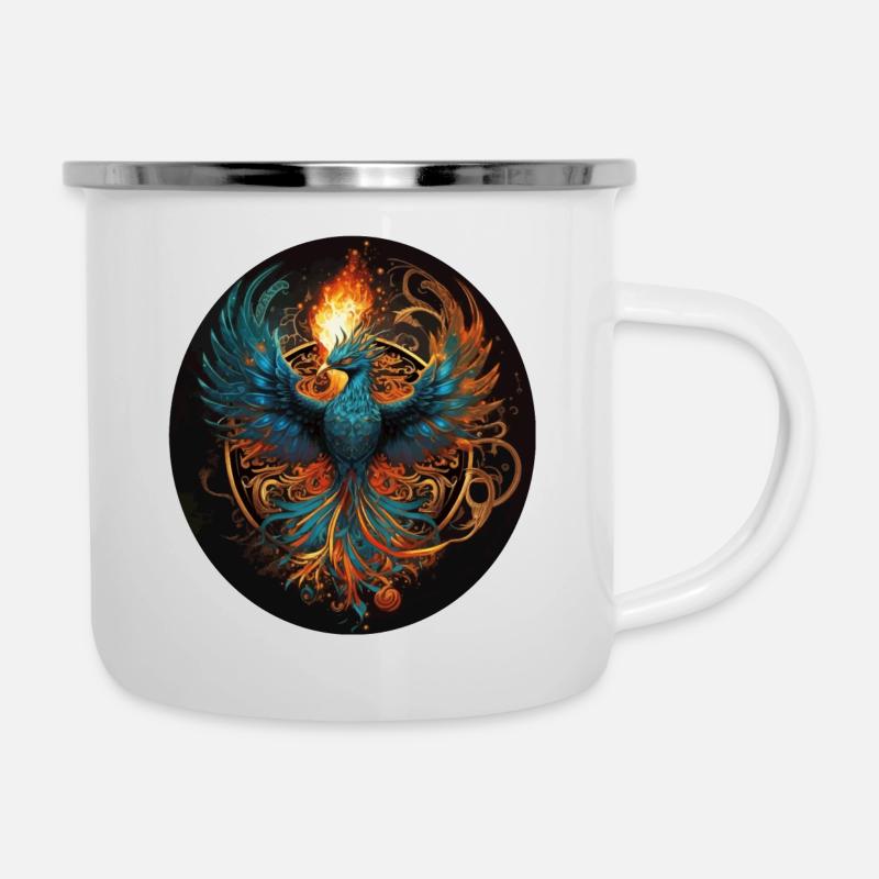 Phoenix from the ashes Gift - Camper Mug - white