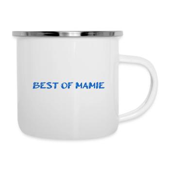 OMA. MUTTERTAG. ALLES GUTE ZUM GEBURTSTAG OMA. ICH LIEBE DICH - Emaille-Tasse - Weiß - Rechts