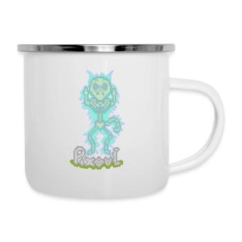 PIXOUL - Emaille-Tasse - Weiß - Rechts