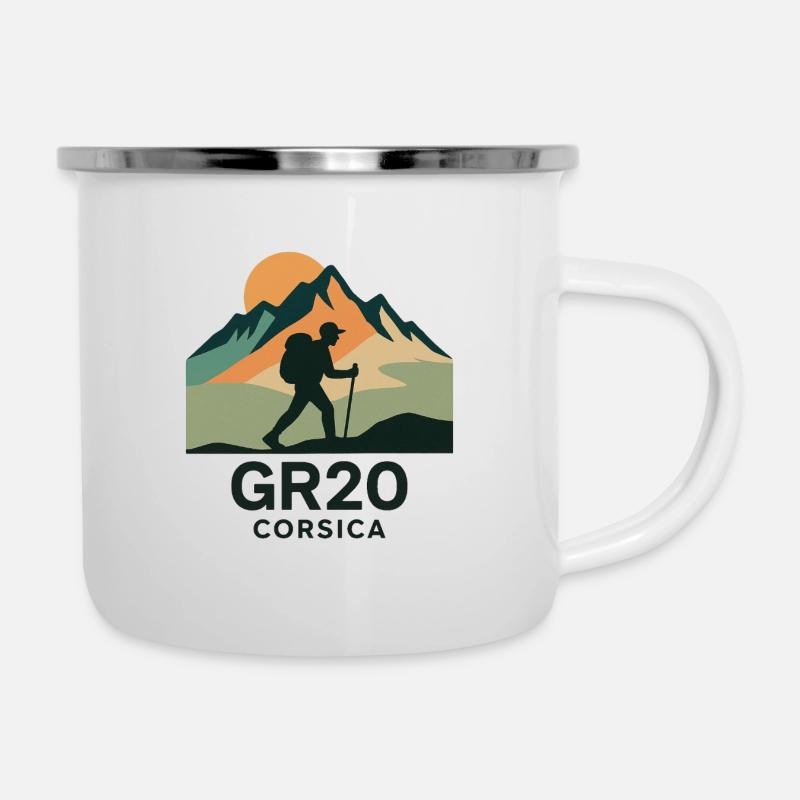 GR 20 CORSICA - Camper Mug - white