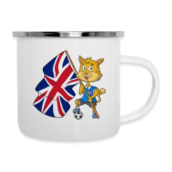 British Fan Cat - Camper Mug - white - Right