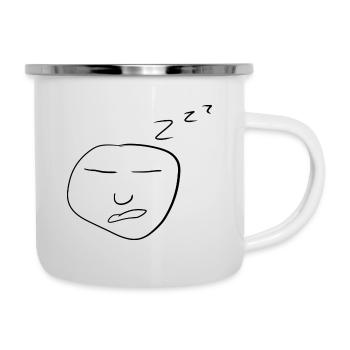 L’ennui ennuyeux - Tasse émaillée - blanc - Droite