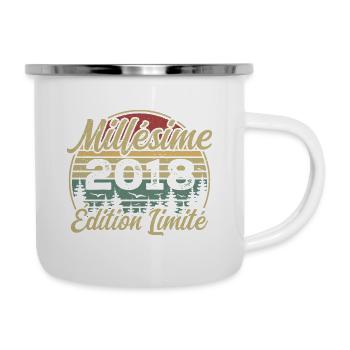 2018 Vintage - 6th Anniversary Gift - Camper Mug - white - Right