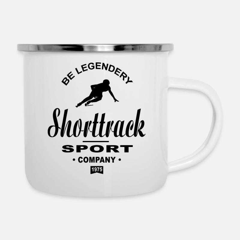 Shorttrack - speed skating - Camper Mug - white