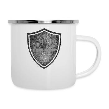 FCKNZS FCK NZS CONTRE LE SIGNAL DE PROTECTION DE BLINDAGE DROIT - Tasse émaillée - blanc - Droite