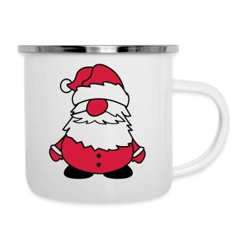 santa claus funny 002 - Camper Mug - white - Right