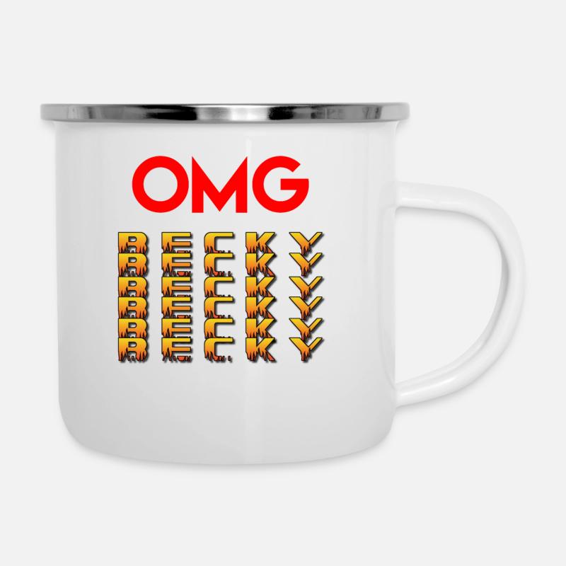 OMG OMG - Camper Mug - white