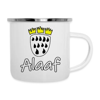 Köln Alaaf - Emaille-Tasse - Weiß - Rechts