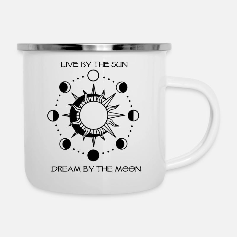 moon phases - Camper Mug - white