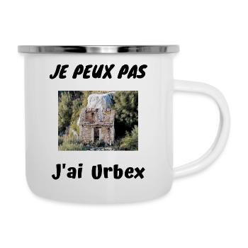 Je peux pas J'ai Urbex - Tasse émaillée - blanc - Droite