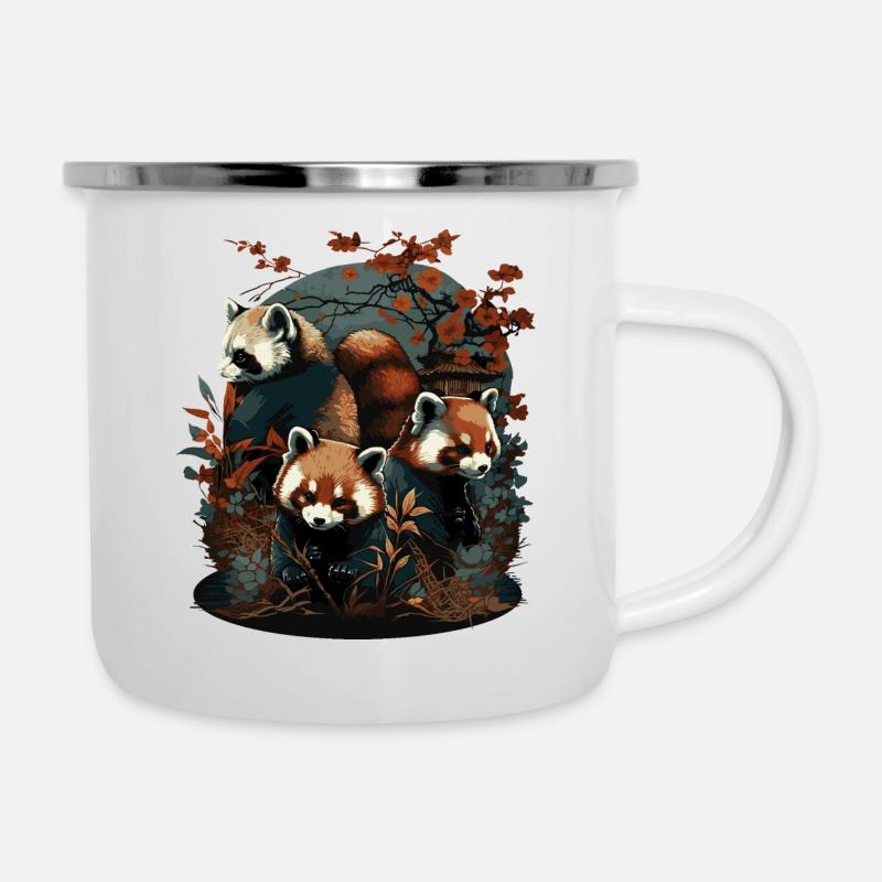 Red Panda 2 - Camper Mug - white