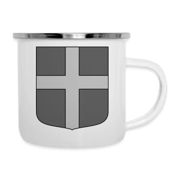 eng tactical shield - Camper Mug - white - Right