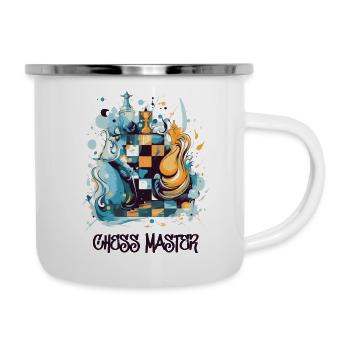 Chess Master - Tasse émaillée - blanc - Droite