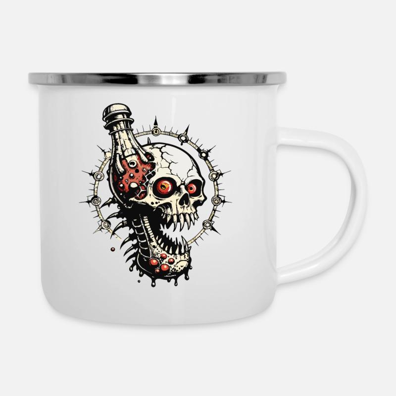 Skull Cola // Skull Cola // Drink FS0083 - Camper Mug - white