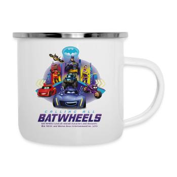 Batwheels Und Superhelden Calling All Batwheels - Emaille-Tasse - Weiß - Rechts