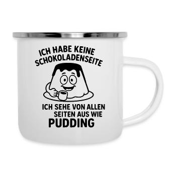 Pudding Chocolate Side - Camper Mug - white - Right