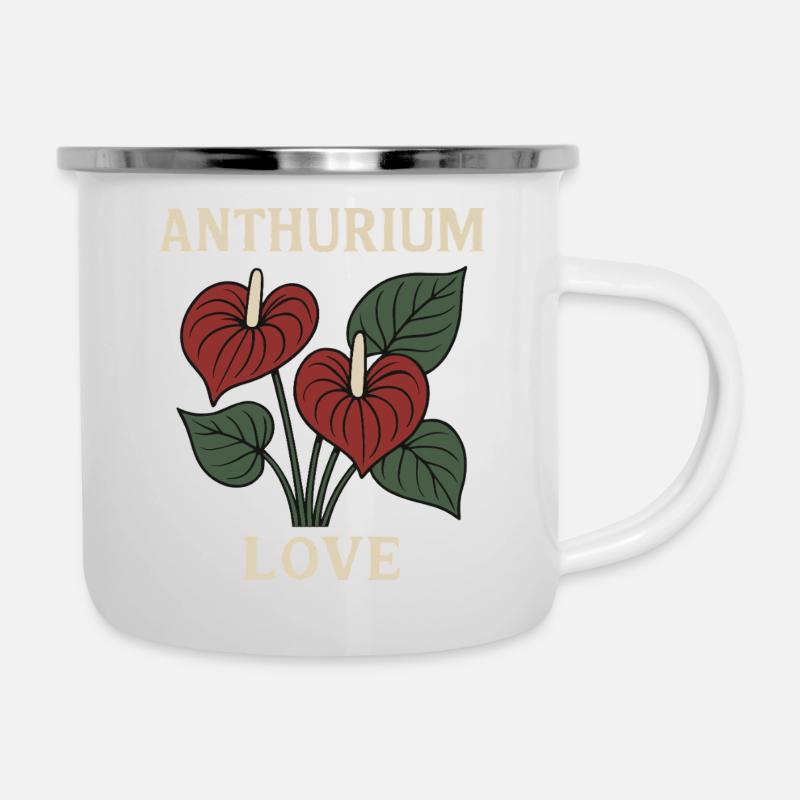 Anthurium Love - Camper Mug - white