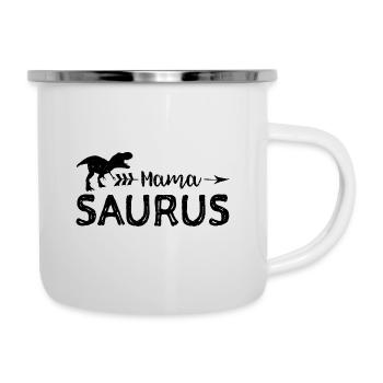 Mama Saurus - mother - Camper Mug - white - Right