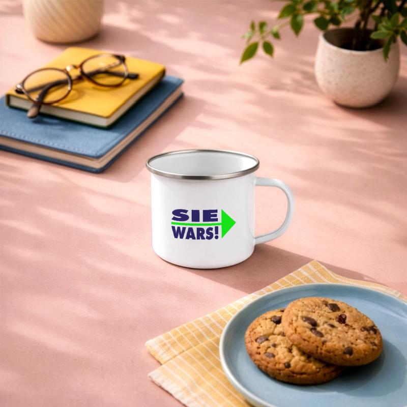 Emaille-Tasse
