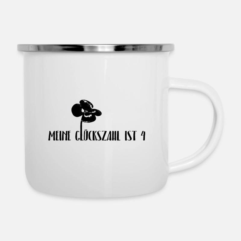 Lucky - Camper Mug - white