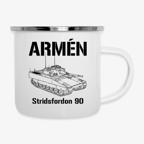 Armén Stridsfordon 9040 - Emaljmugg