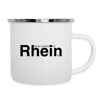 Home is where my Rhein is - Camper Mug - white - Right