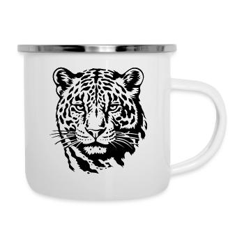 Majestic Cat Gaze - Camper Mug - white - Right