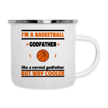 filleul basketteur - Tasse émaillée - blanc - Droite