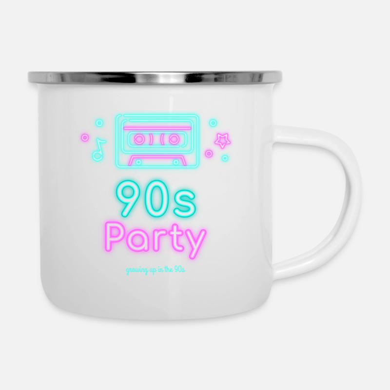 90s party neon - Camper Mug - white