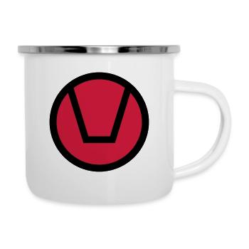Symbole Libertin international - Tasse émaillée - blanc - Droite