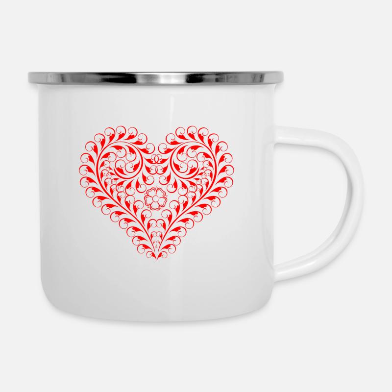 Heart - Camper Mug - white