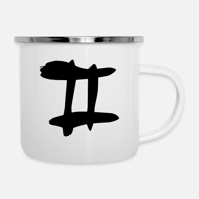 Gemini Zodiac - Camper Mug - white